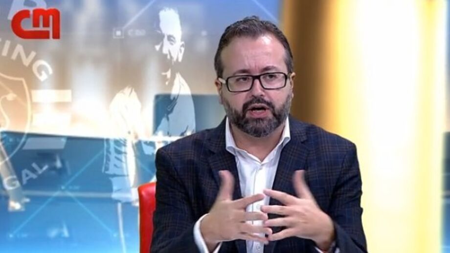Chefe de redação falava sobre um determinado momento do jogo entre Rangers e Benfica
