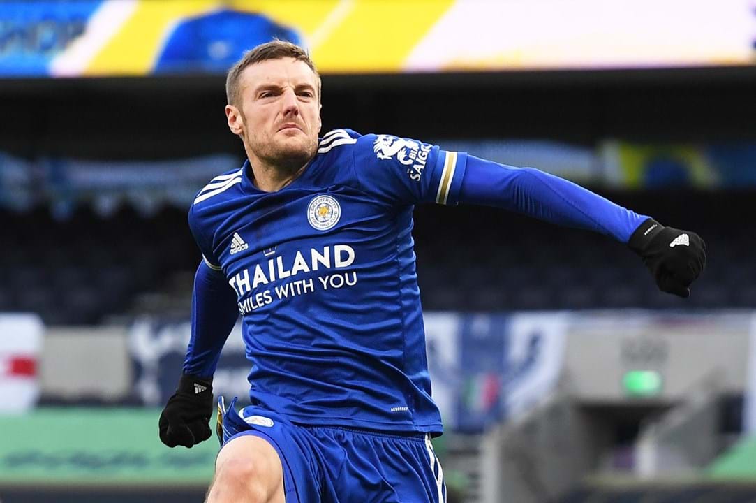 35 ° - Jamie Vardy (Leicester)