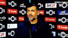 O insólito momento em que Sérgio Conceição ficou às escuras na 'flash interview'