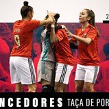 Benfica goleia Chaves e vence Taça de Portugal feminina de futsal pela sexta vez