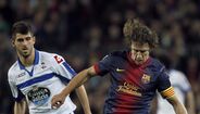 4. Carles Puyol - Nomeado por muitos um dos maiores 'patrões' da defesa do futebol moderno. Chegou ao clube entre 1995, com 17 anos, estreou-se pela equipa principal quatro anos depois e de lá não mais saiu. 