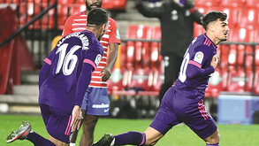 Jota e o golo de estreia pelo Valladolid: «Os meus amigos dizem que tive uns 50 festejos»