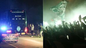 Adeptos do Sporting 'escoltaram' autocarro da equipa entre Alcochete e Alvalade: as imagens do momento