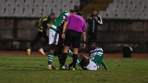 Nuno Mendes saiu queixoso do jogo com o Belenenses SAD