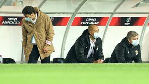 Luisão repete presença no banco do Benfica