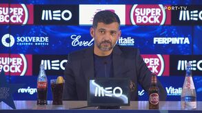 Sérgio Conceição para jornalista da CMTV: «Você deu-me uma azarina dos diabos...»