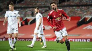 A crónica do Manchester United-Leeds United, 6-2: Siga a festa Bruno Fernandes