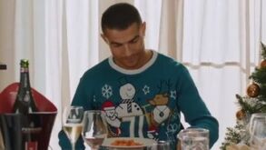 Faltava qualquer coisa a Cristiano Ronaldo antes da ceia de Natal...