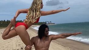 Hulk em total sintonia com a namorada: imagens surpreendem