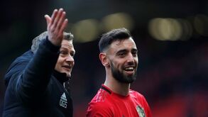 Solskjaer: «Às vezes o Bruno Fernandes faz-me arrancar cabelos»