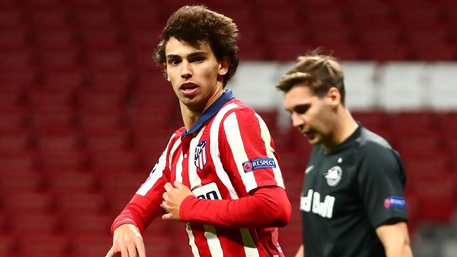 João Félix bisou frente ao Salzburgo em outubro