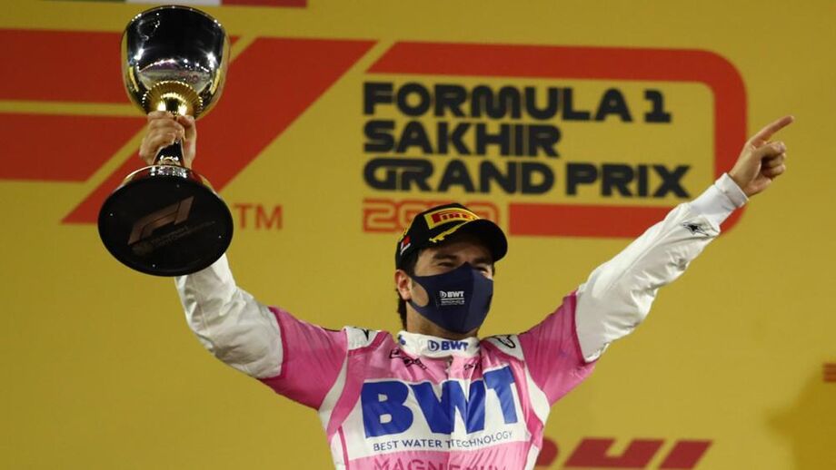 Não é sonho: Sergio Pérez estreia-se a vencer no Bahrein 