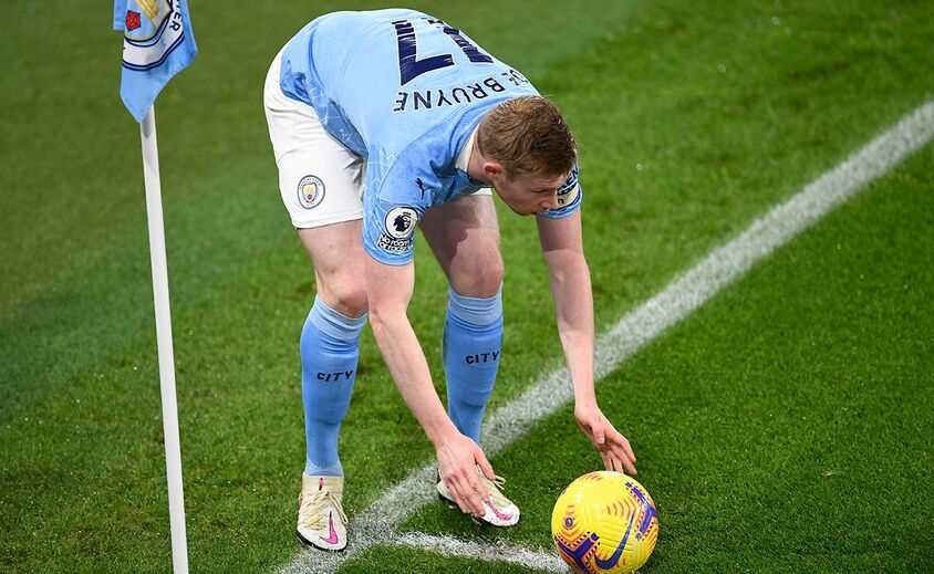 24. Kevin De Bruyne (Manchester City), 23 (8 golos e 15 assistências)