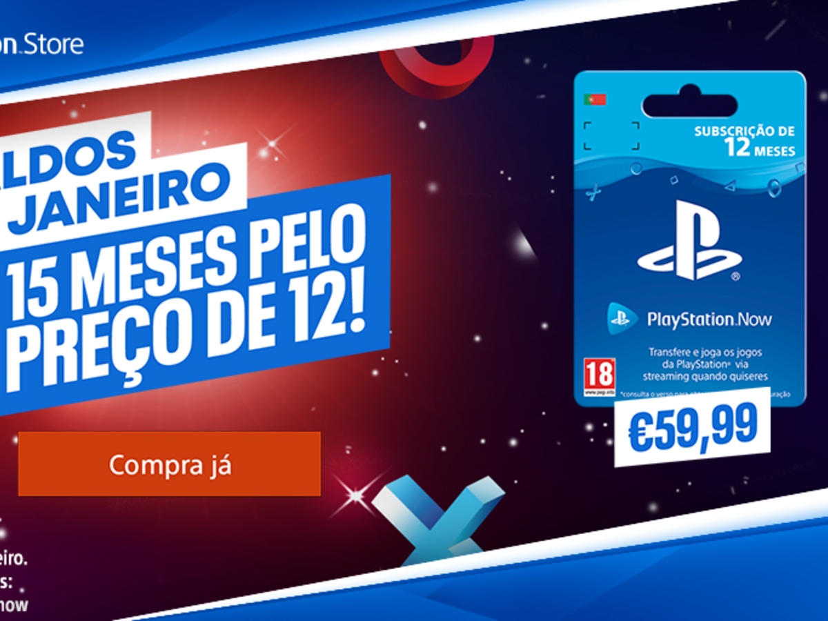 Adquire 15 meses PS Plus pelo preço de 12 meses