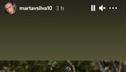 Resposta de Marta no Instagram
