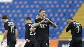 Darwin abre o marcador no Santa Clara-Benfica após grande jogada coletiva