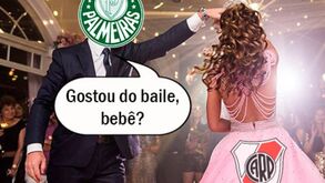 Palmeiras arrasa River e Abel é rei nos memes: do baile à transformação de Rony em Cristiano Ronaldo