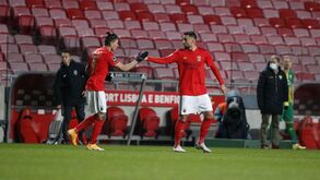 Seferovic colocou o Benfica em vantagem neste lance revisto e validado pelo VAR
