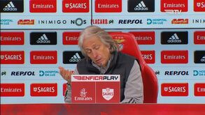 Jorge Jesus e o golo 'de futebol de praia' de Seferovic: «Aquilo é que é nota artística»