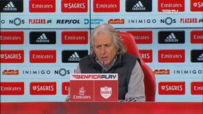 Jorge Jesus e os casos de Covid-19: «É como mudar o pneu com o carro em andamento»