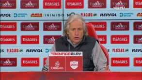 Jorge Jesus e o 'jogo falado': «Estava um pouco destreinado disto, habituei-me a falar só de futebol»