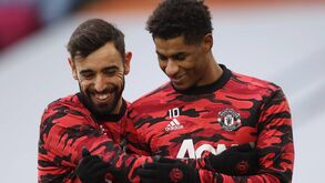Marcus Rashford sobre Bruno Fernandes: «Temos muitas personalidades fortes no plantel»