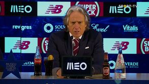 A declaração de Jorge Jesus a propósito do desentendimento com Sérgio Conceição