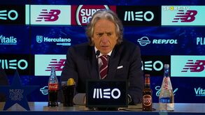 Jorge Jesus: «Nunca senti um jogo tão fácil para ganhar como hoje»