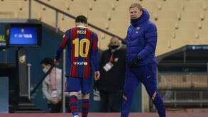 Ronald Koeman: «Entendo Messi. Não sei quantas faltas fizeram sobre ele antes»