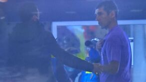 Fábio Veríssimo explicou-se a Hugo Viana no túnel