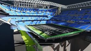 Novas imagens mostram como será o relvado removível do Santiago Bernabéu