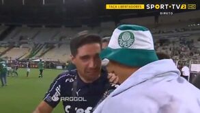 As lágrimas de Abel Ferreira após conquistar a Libertadores de forma dramática