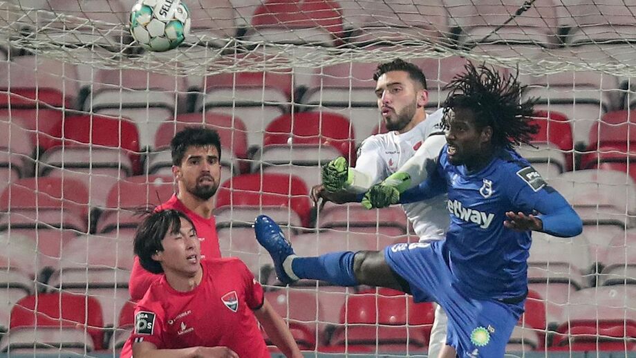 Brian Araújo deu uma boa resposta frente ao Belenenses SAD