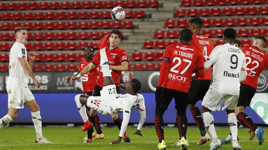 Lille triunfa em Rennes e não larga Paris SG