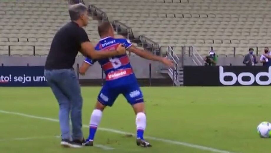 Aconteceu no jogo do Grémio com o Fortaleza