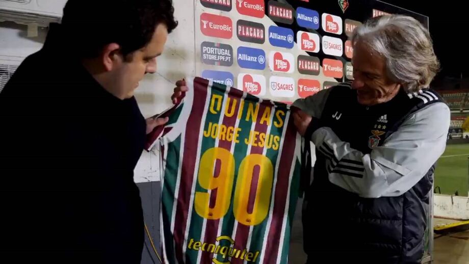 Treinador do Benfica viveu uma noite especial esta terça-feira
