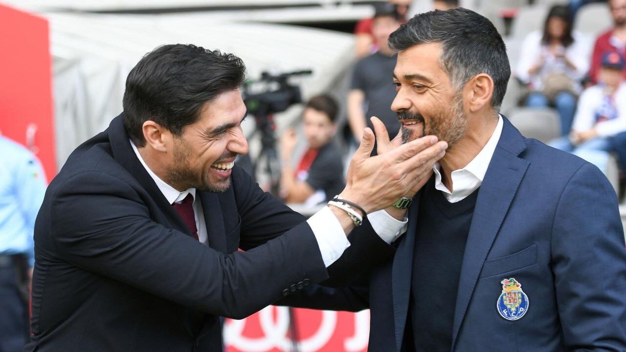 Sérgio Conceição foi um dos técnicos lusos a dar os parabéns a Abel Ferreira 