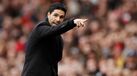 O sorriso de Mikel Arteta quando Record mencionou o nome de Eusébio