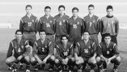 Cristiano Ronaldo (em cima, à esquerda), na Seleção Sub-15