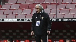 O onze do Benfica para a receção ao Rio Ave: Jesus volta a mudar o sistema