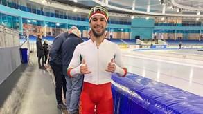 Patinador no gelo Diogo Marreiros bate recorde nacional nos 5000 metros