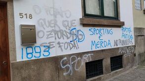 Núcleo do Sporting no Porto vandalizado