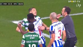 Consequências da falta de público: ouviu-se tudo nesta troca de palavras entre Feddal e Pepe