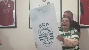 Enorme festa de Dolores Aveiro com o empate do Sporting no Dragão