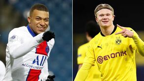 Mbappé e Haaland feitos de ouro