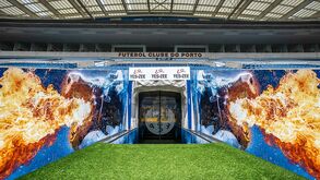 Túnel do Dragão de cara lavada para o jogo com o Rio Ave