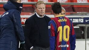 Koeman e a continuidade de Messi no Barcelona: «Não estou confiante»