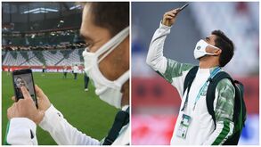 Abel Ferreira 'mata saudades' da família por videochamada 