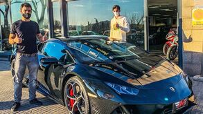 Trincão festeja golo com Lamborghini