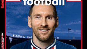 'France Football' faz capa com Messi vestido à Paris Saint-Germain 
